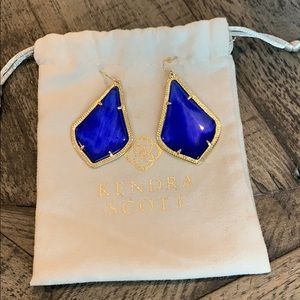 Kendra Scott Alexandra Earrings in Cobalt